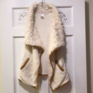 American Girl fur vest sz 10/12